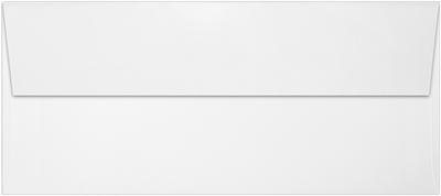 White 32lb Cougar #9 Slimline Square Flap Premium Envelopes (3 7/8 x 8 7/8)