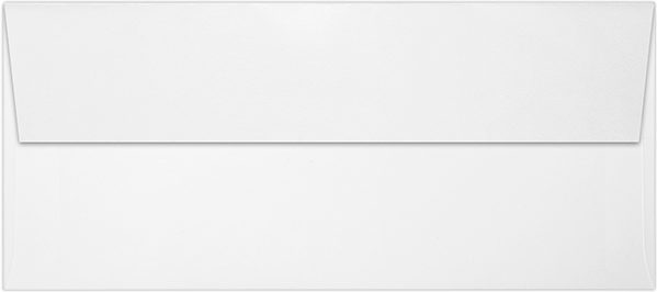 White 32lb Cougar #9 Slimline Square Flap Premium Envelopes (3 7/8 x 8 7/8)