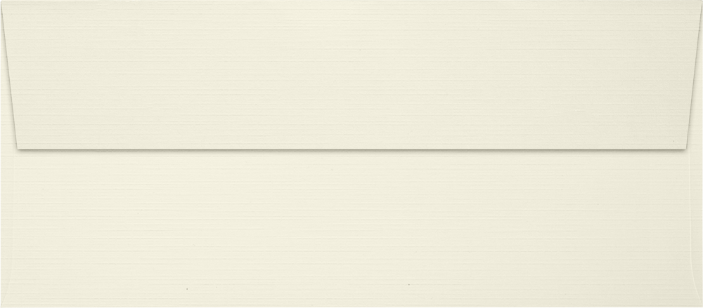 Natural Linen 32lb #9 Slimline Square Flap Envelopes (3 7/8 x 8 7/8) with Peel & Seal