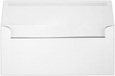 White 24lb #9 Slimline Square Flap Envelopes (3 7/8 x 8 7/8)