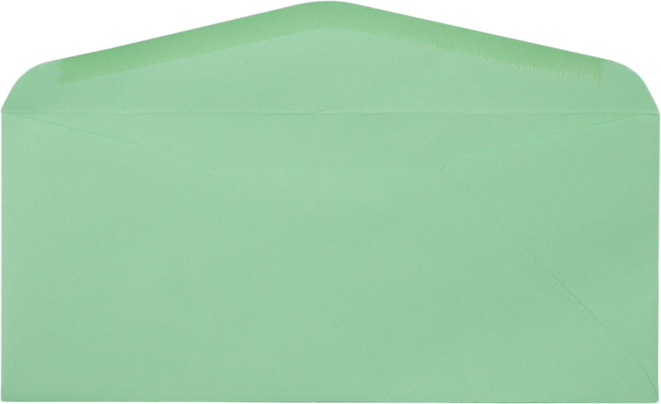 Pastel Green 24lb #9 Regular Envelopes (3 7/8 x 8 7/8)