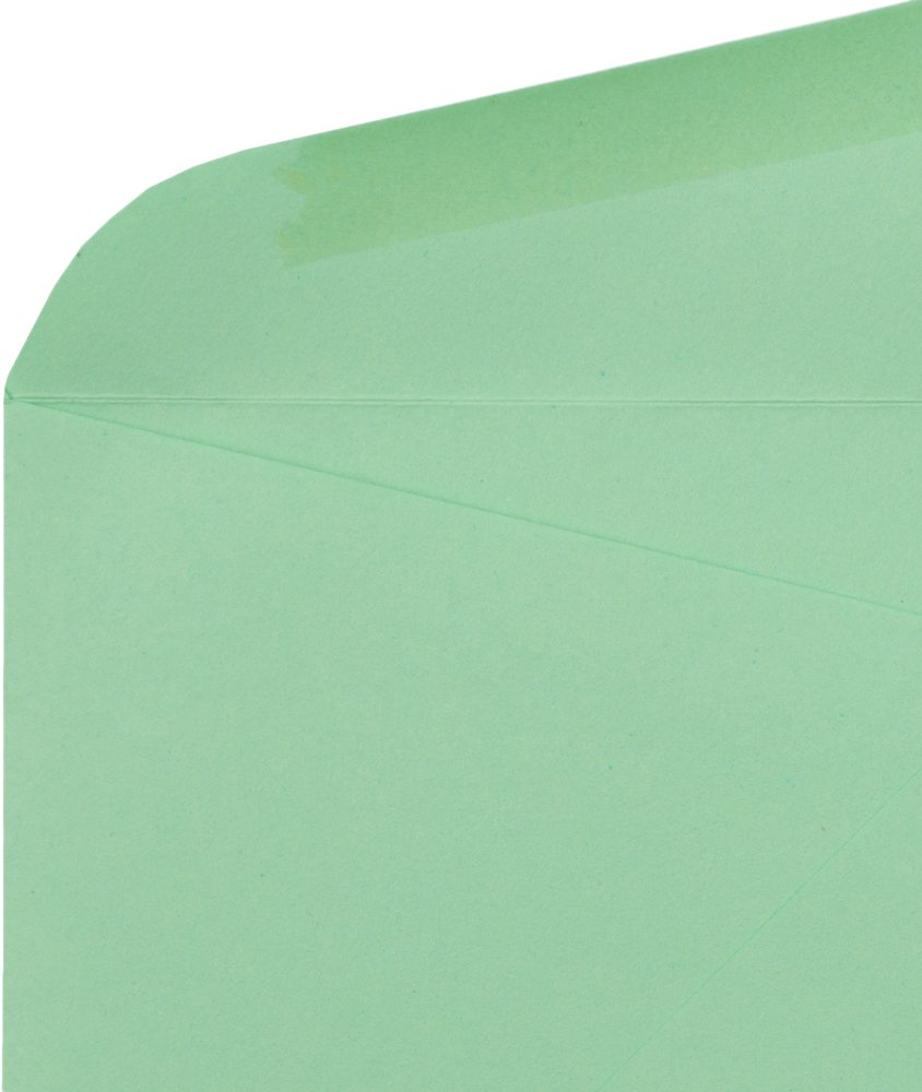 Pastel Green 24lb #9 Regular Envelopes (3 7/8 x 8 7/8)