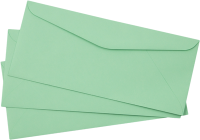 Pastel Green 24lb #9 Regular Envelopes (3 7/8 x 8 7/8)