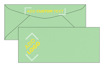 Pastel Green 24lb #9 Regular Envelopes (3 7/8 x 8 7/8)