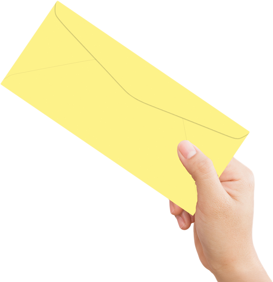 Pastel Canary Yellow 24lb #9 Regular Envelopes (3 7/8 x 8 7/8)