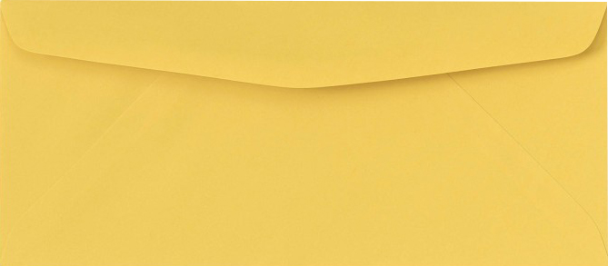 Goldenrod 24lb #9 Regular Envelopes (3 7/8 x 8 7/8)