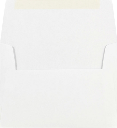 White 24lb A7 Invitation Envelopes (5 1/4 x 7 1/4)