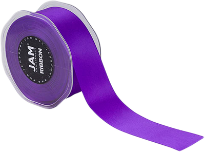 Purple Satin 1 1/2 Inch x 25 Yards Ribbon