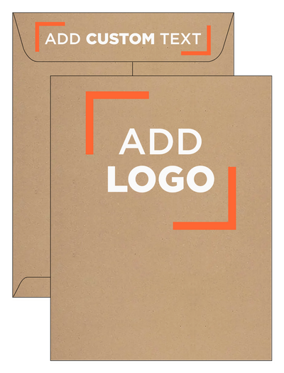 Grocery Bag 28lb 8 3/4 x 11 1/4 Open End Envelopes with Peel & Seal