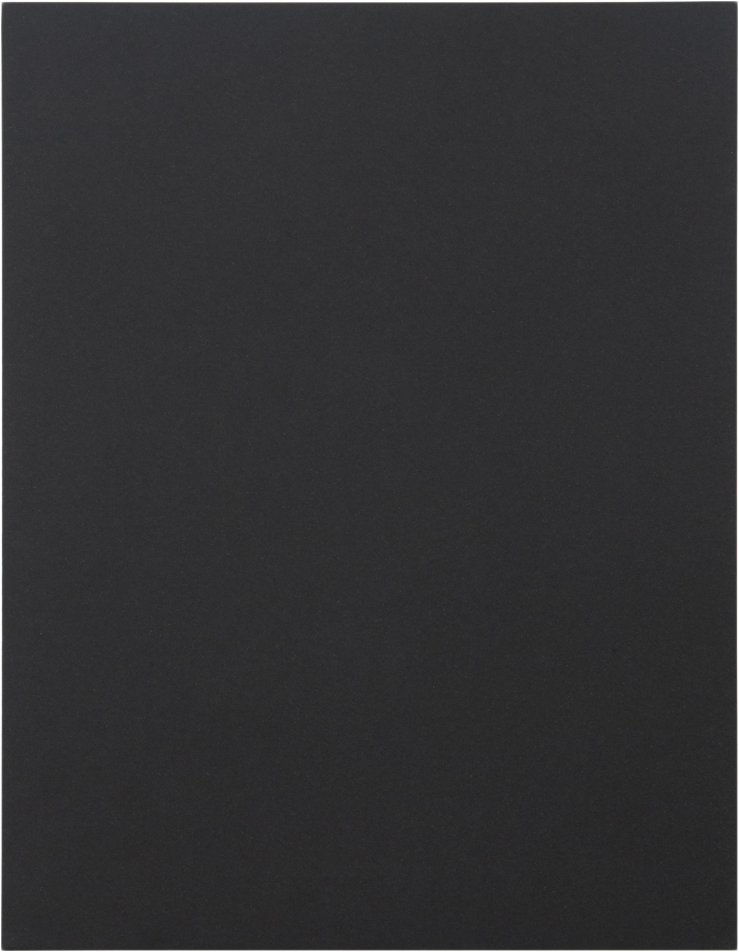 Smooth Midnight Black 32lb 8 3/4 x 11 1/4 Open End Envelopes with Peel & Seal