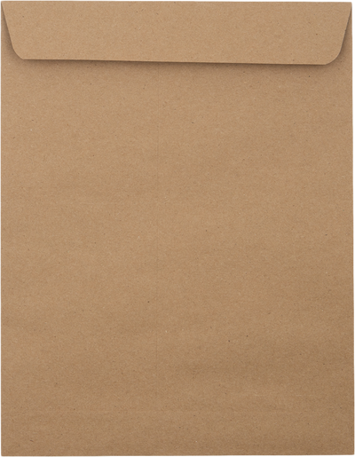 Grocery Bag 28lb 8 3/4 x 11 1/4 Open End Envelopes with Peel & Seal