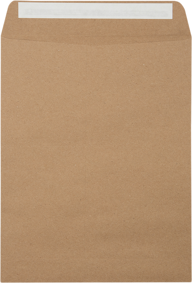 Grocery Bag 28lb 8 3/4 x 11 1/4 Open End Envelopes with Peel & Seal