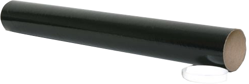 Black 3 x 24 Mailing Tubes