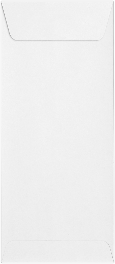 White 32lb Cougar #10 Policy Premium Envelopes (4 1/8 x 9 1/2) with Peel & Seal