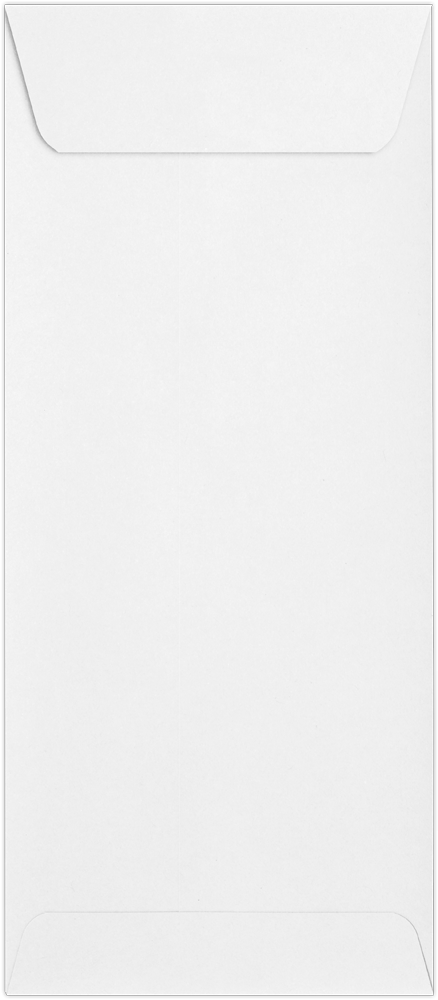 White 32lb Cougar #10 Policy Premium Envelopes (4 1/8 x 9 1/2) with Peel & Seal