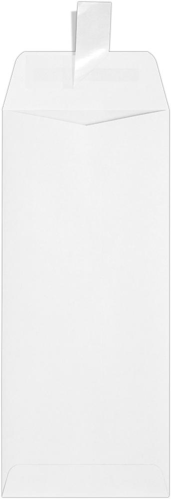 White 32lb Cougar #10 Policy Premium Envelopes (4 1/8 x 9 1/2) with Peel & Seal