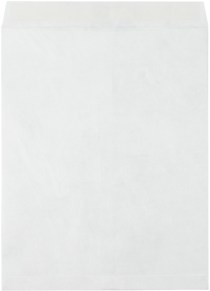 White Tyvek 14lb 11 1/2 x 14 1/2 Open End Envelopes with Peel & Seal