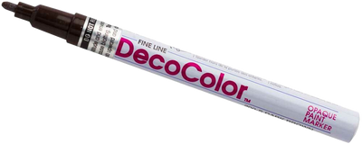 Dark Brown Fine Line Opaque Paint Markers