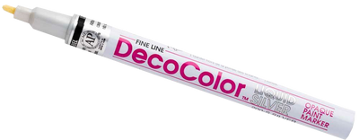 Silver Fine Line Opaque Paint Markers