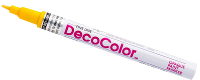 Yellow Fine Line Opaque Paint Markers