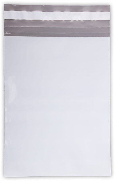 White 2mil 10 x 13 Poly Mailer with Peel & Seal