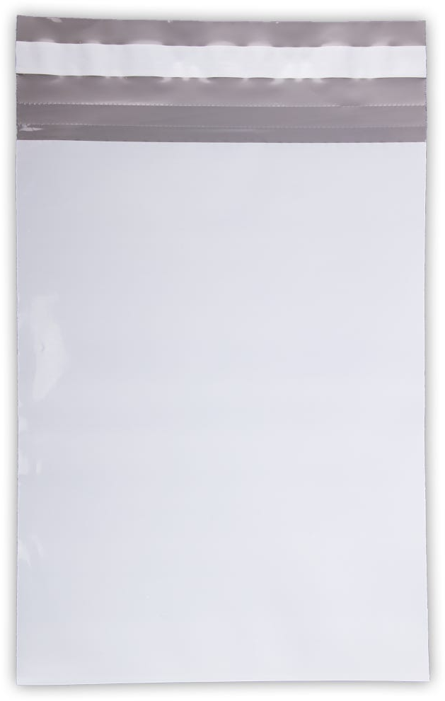White 2mil 10 x 13 Poly Mailer with Peel & Seal
