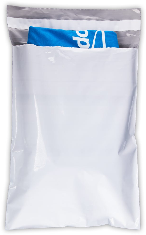 White 2mil 10 x 13 Poly Mailer with Peel & Seal