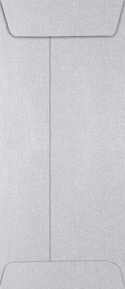 Silver Metallic 32lb #10 Policy Envelopes (4 1/8 x 9 1/2) with Peel & Seal