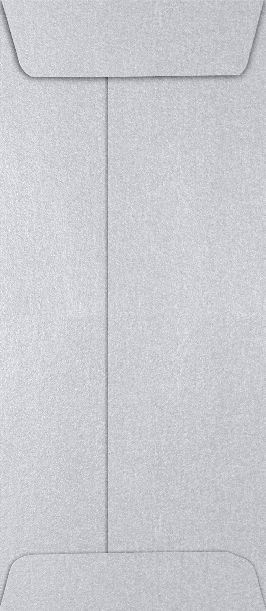 Silver Metallic 32lb #10 Policy Envelopes (4 1/8 x 9 1/2) with Peel & Seal