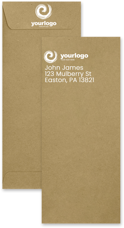 Grocery Bag 28lb #10 Policy Envelopes (4 1/8 x 9 1/2) with Peel & Seal