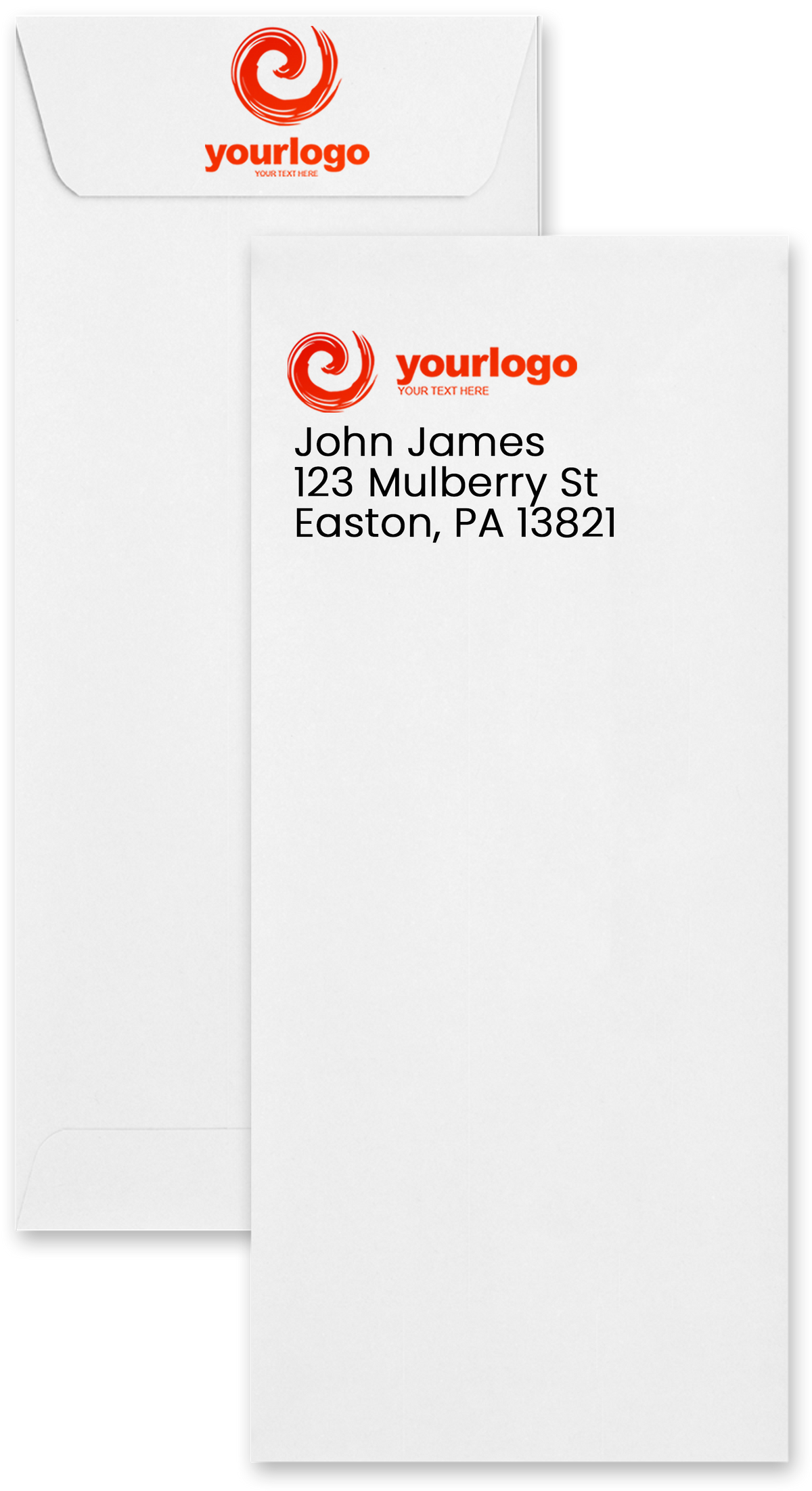 Premium White 32lb #10 Policy Envelopes (4 1/8 x 9 1/2) with Peel & Seal