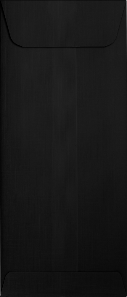 Black Linen 32lb #10 Policy Envelopes (4 1/8 x 9 1/2) with Peel & Seal