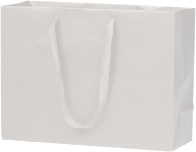 White Kraft Recycled X-Large Matte Heavy Duty Gift Bags (16 x 12 x 6)