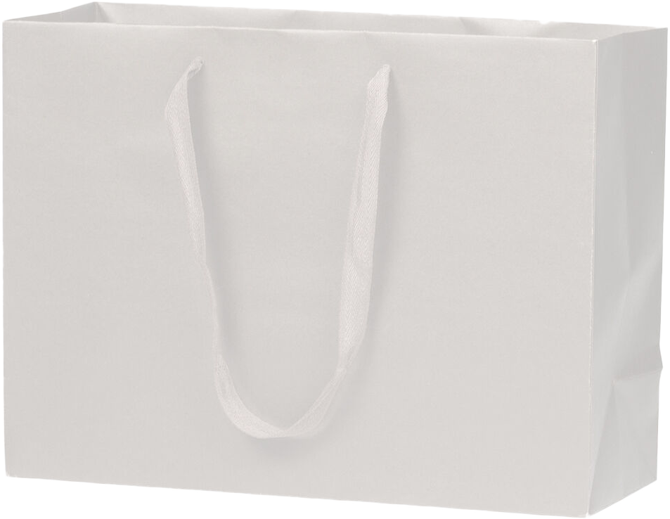 White Kraft Recycled X-Large Matte Heavy Duty Gift Bags (16 x 12 x 6)