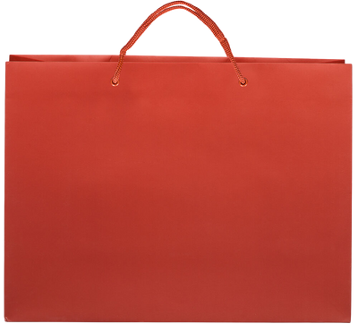 Dark Red X-Large Matte Gift Bags (16 x 12 x 6)