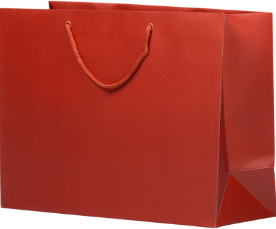 Dark Red X-Large Matte Gift Bags (16 x 12 x 6)