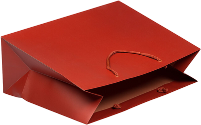 Dark Red X-Large Matte Gift Bags (16 x 12 x 6)