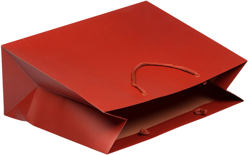 Dark Red X-Large Matte Gift Bags (16 x 12 x 6)