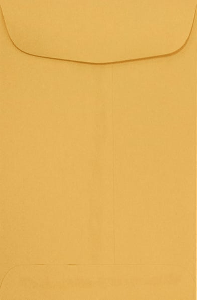 Brown Kraft 24lb 4 5/8 x 6 3/4 Open End Envelopes