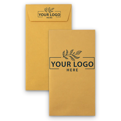 Gold Metallic 32lb #7 Coin Envelopes (3 1/2 x 6 1/2) with Peel & Seal