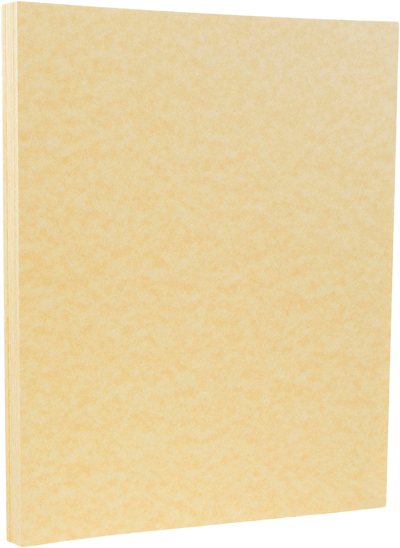 Antique Gold Parchment 65lb 8 1/2 x 11 Cardstock