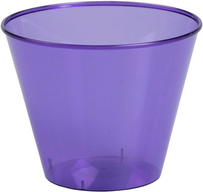Purple Violet 9oz Plastic Tumblers - 72 Pack