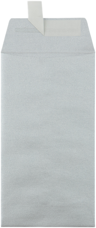 Silver Metallic 32lb #7 Coin Envelopes (3 1/2 x 6 1/2) with Peel & Seal