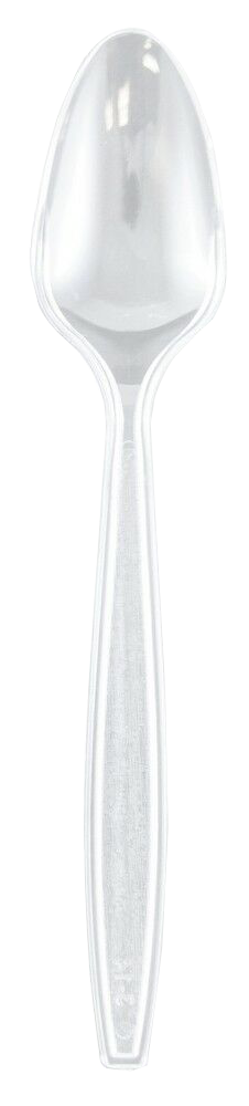 Clear Plastic Spoons - 100 Pack