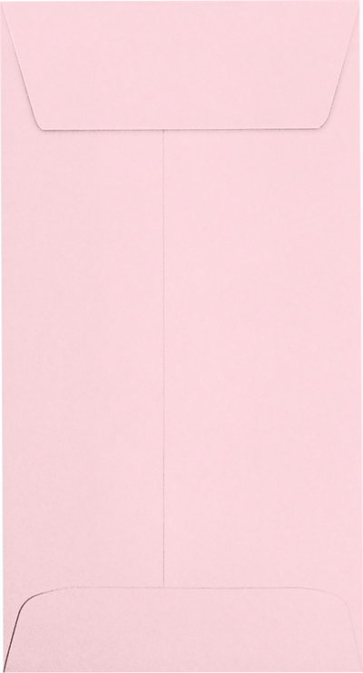 Baby Candy Pink 32lb #7 Coin Envelopes (3 1/2 x 6 1/2) with Peel & Seal