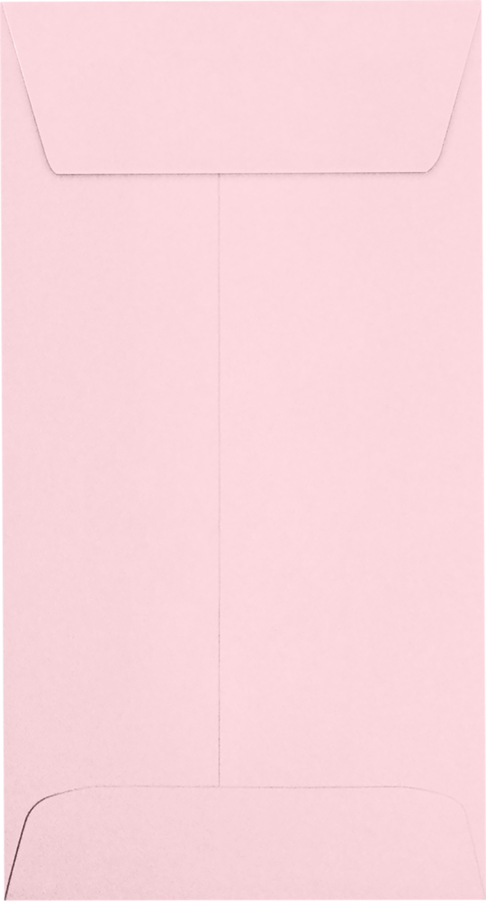 Baby Candy Pink 32lb #7 Coin Envelopes (3 1/2 x 6 1/2) with Peel & Seal