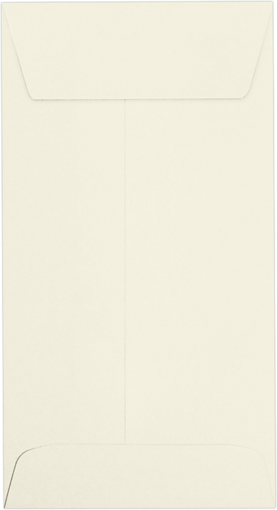 Natural 28lb Cougar #7 Coin Premium Envelopes (3 1/2 x 6 1/2) with Peel & Seal