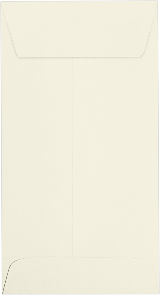 Natural 28lb Cougar #7 Coin Premium Envelopes (3 1/2 x 6 1/2) with Peel & Seal