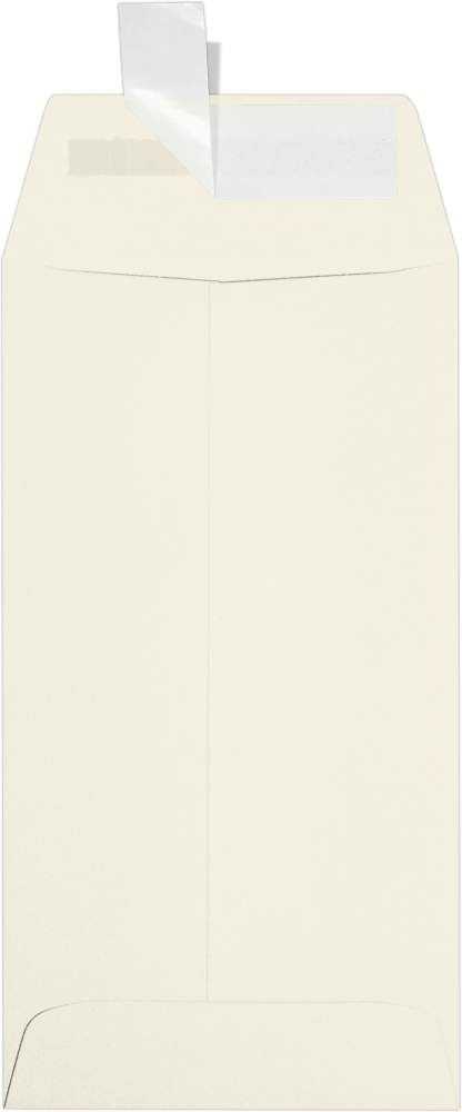 Natural 28lb Cougar #7 Coin Premium Envelopes (3 1/2 x 6 1/2) with Peel & Seal
