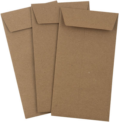 Grocery Bag 28lb #7 Coin Envelopes (3 1/2 x 6 1/2) with Peel & Seal